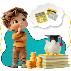 Финансовый интеллект вместе KIBERone - КИБЕРшкола программирования для детей, компьютерные курсы для школьников, начинающих и подростков - KIBERone г. Курганинск