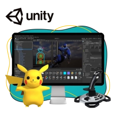 Мир игр на Unity 2D на популярном движке + AI-помощники - КИБЕРшкола программирования для детей, компьютерные курсы для школьников, начинающих и подростков - KIBERone г. Курганинск