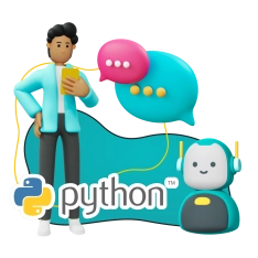 Умный чат-бот на Python на Telegram - КИБЕРшкола программирования для детей, компьютерные курсы для школьников, начинающих и подростков - KIBERone г. Курганинск